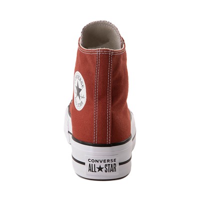 Converse cuir outlet rouge