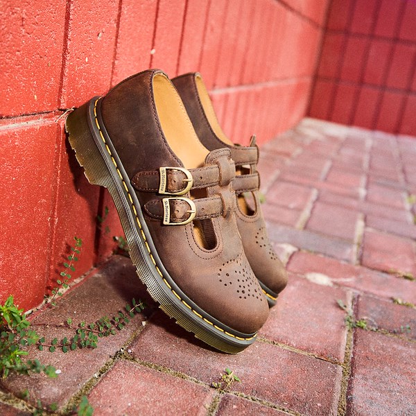 Womens Dr. Martens 8065 Mary Jane Casual Shoe - Dark Brown