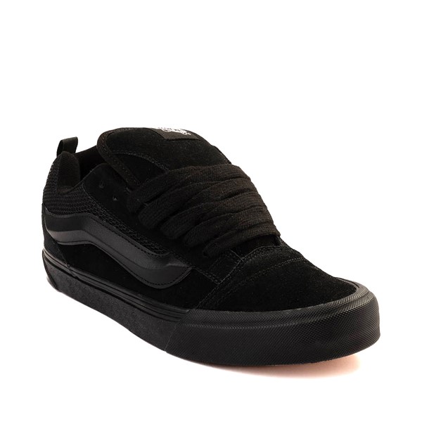 alternate view Vans Knu Skool Skate Shoe - Black MonochromeALT5