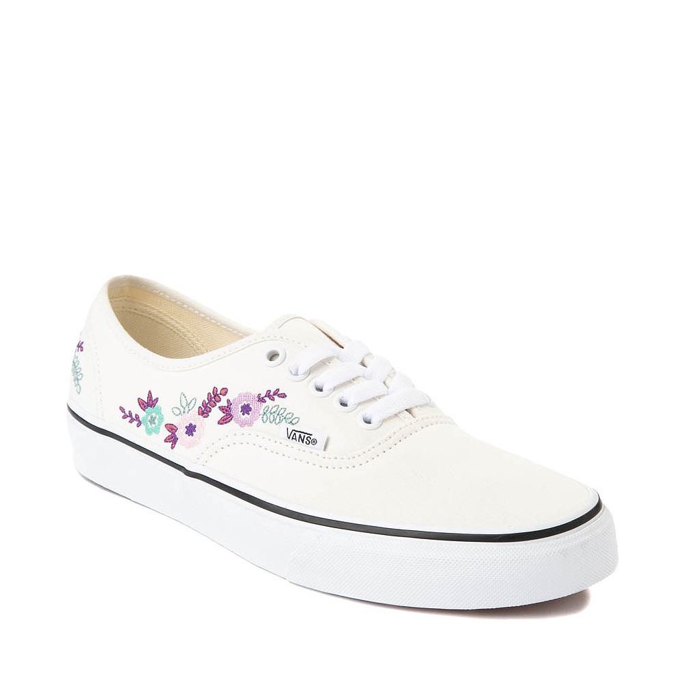 Vans Authentic Skate Shoe - Marshmallow / Floral