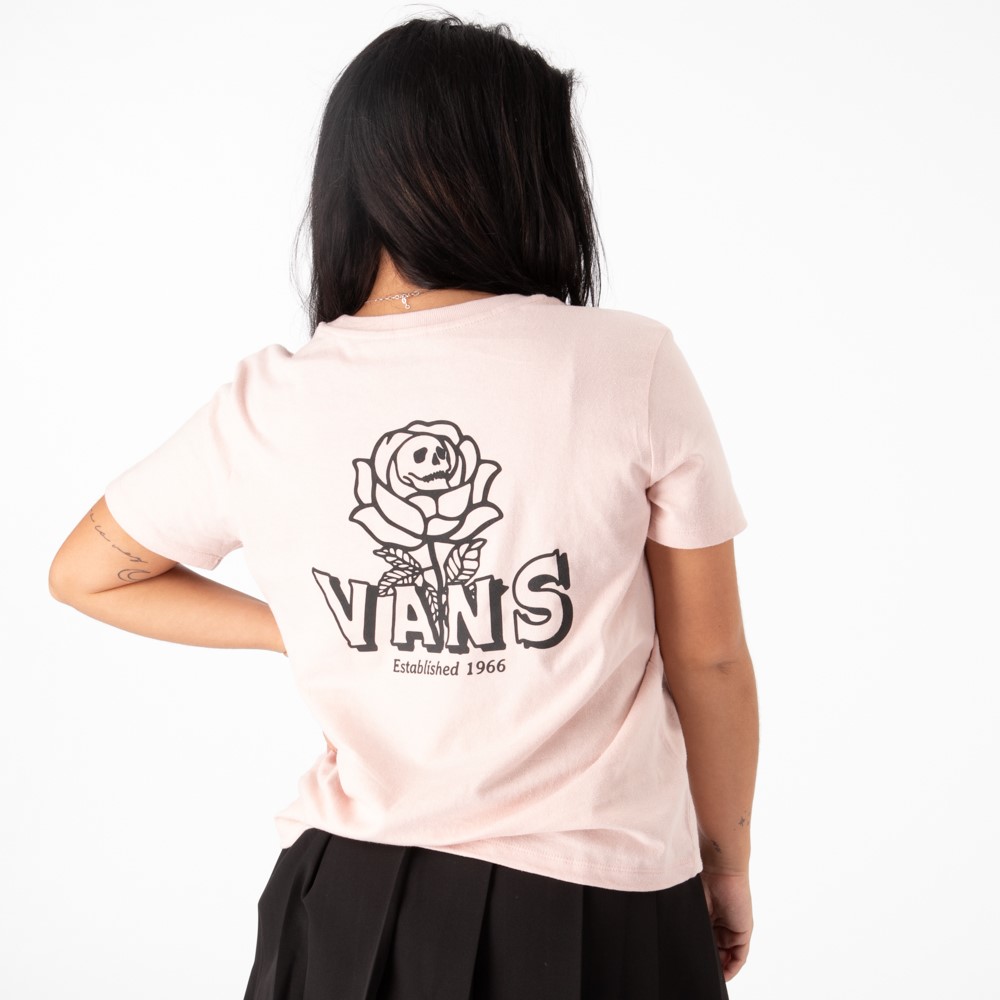 vans rose shirt womens