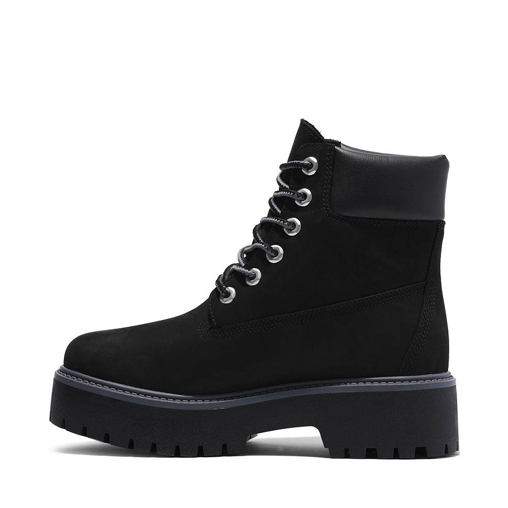 Womens Timberland Stone Street 6 Platform Boot Black