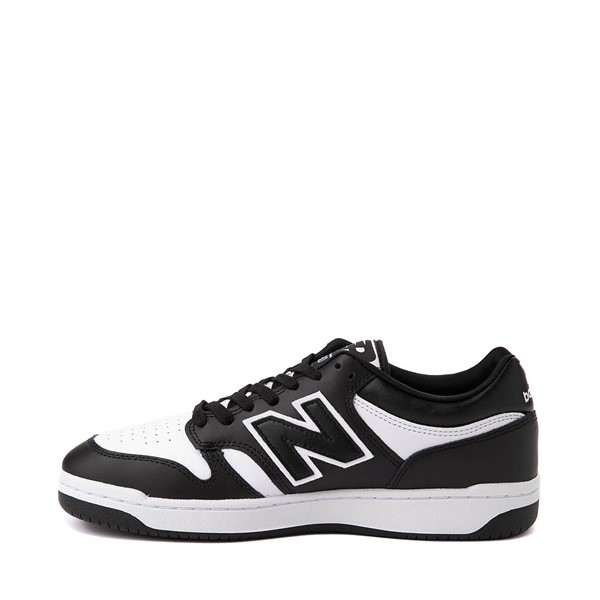 alternate view New Balance 480 Athletic Shoe - White / BlackALT1