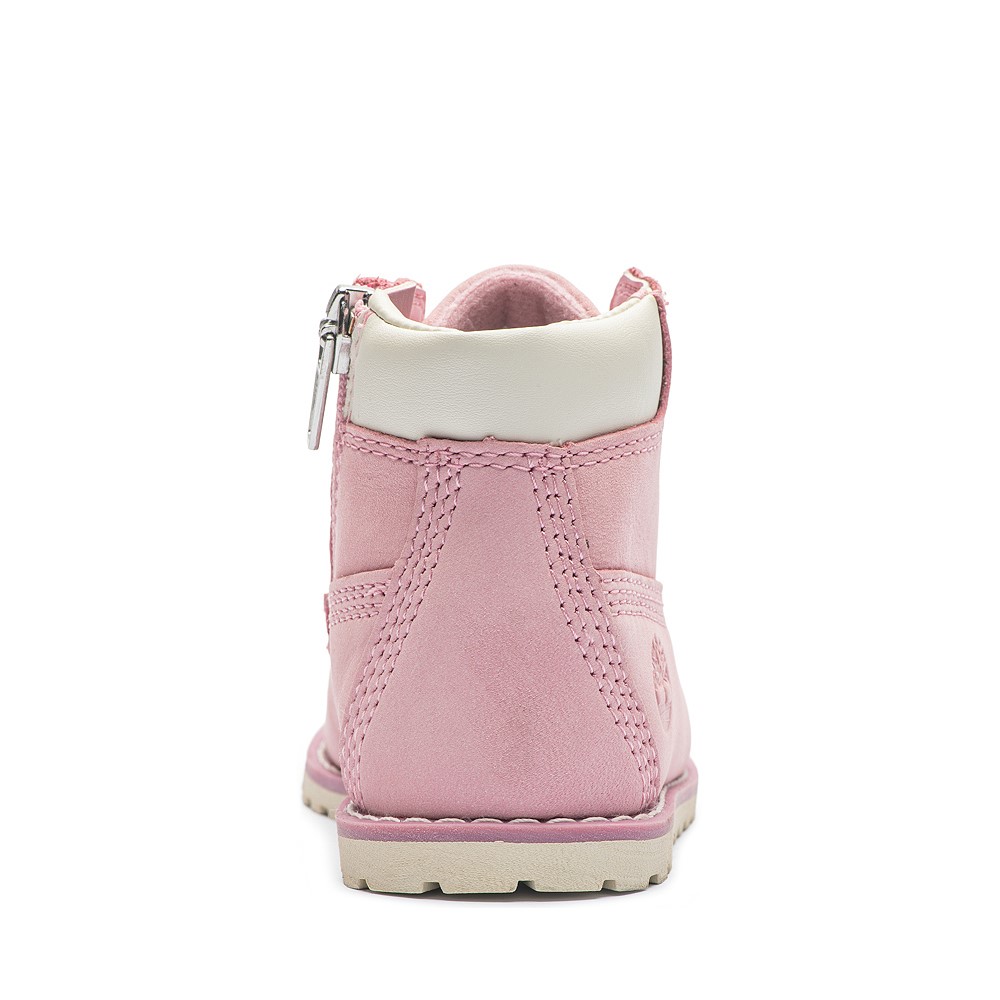 Timberland Pokey Pine 6 Inch Side Zip Boot Baby Toddler Light Pink