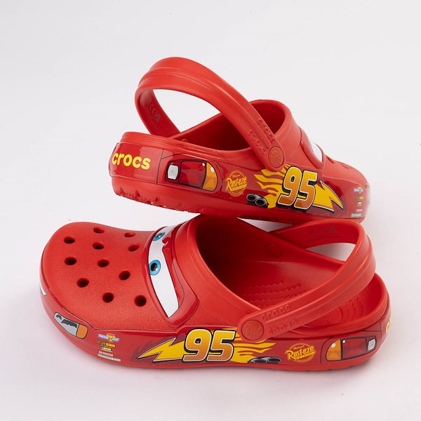 alternate view Disney and Pixar Cars Crocs Classic Lightning McQueen Clog - RedHERO