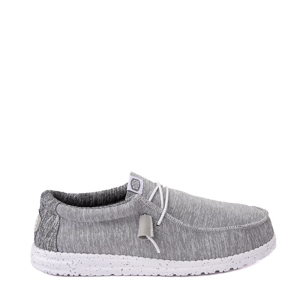 Mens HEYDUDE Wally Sport Casual Shoe - Gray | In Stock and Ready to Ship