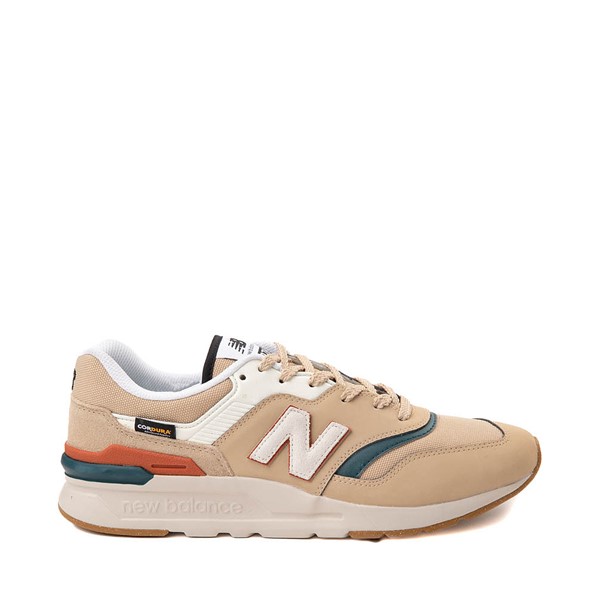 Mens New Balance 997H Athletic Shoe - Tan / Navy Red