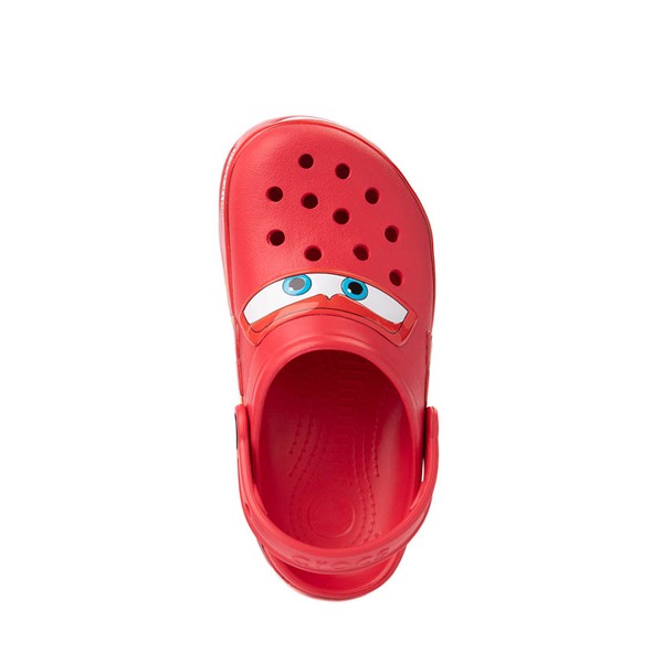 alternate view Disney and Pixar Cars Crocs Classic Lightning McQueen Clog - Little Kid - RedALT2