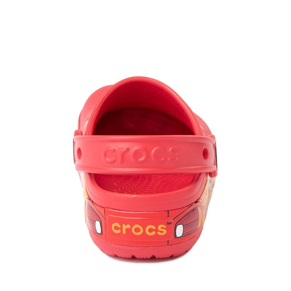 alternate view Disney and Pixar Cars Crocs Classic Lightning McQueen Clog - Toddler - RedALT4