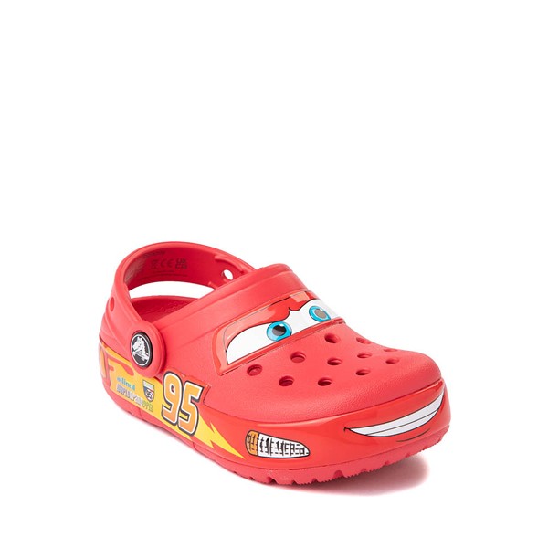 alternate view Disney and Pixar Cars Crocs Classic Lightning McQueen Clog - Toddler - RedALT5