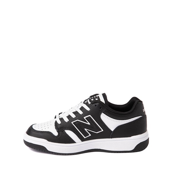 alternate view New Balance 480 Athletic Shoe - Big Kid - Black / WhiteALT1