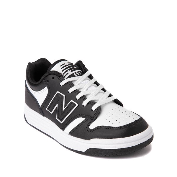 alternate view New Balance 480 Athletic Shoe - Big Kid - Black / WhiteALT5