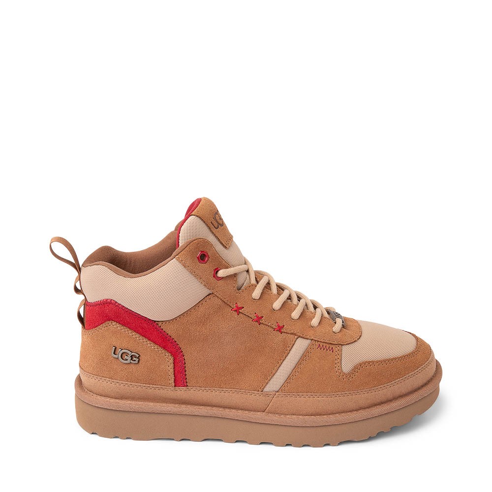 Mens UGG&reg; Highland Hi Heritage Sneaker - Chestnut / Cherry