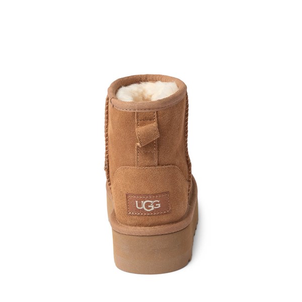 alternate view UGG® Classic Mini Platform Boot - Little Kid / Big Kid - ChestnutALT4