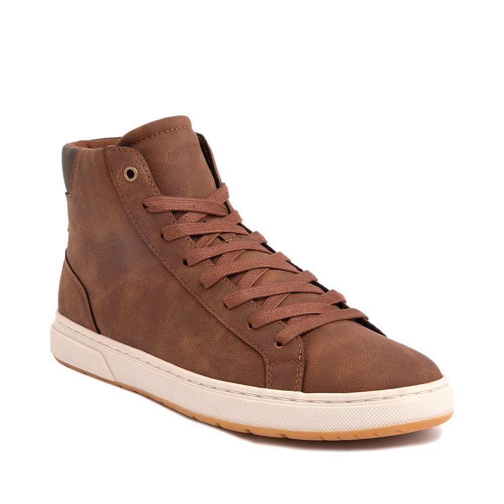 Mens Levi's Caleb Hi Sneaker - Tan | JourneysCanada