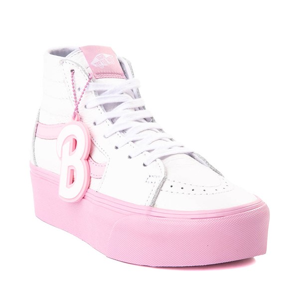 Vans x Barbie Sk8-Hi Tapered Stackform Shoes - White/Pink - 8