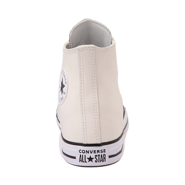 alternate view Converse Chuck Taylor All Star Hi Leather Sneaker - Egret / Vintage WhiteALT4