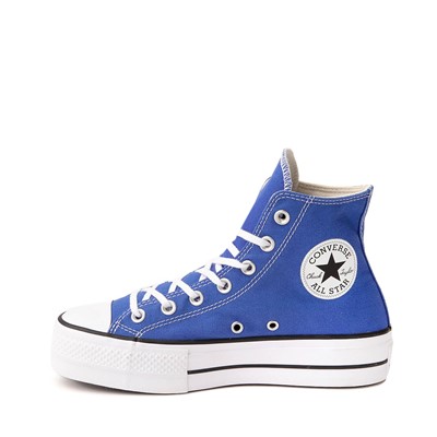 Converse blue high store cut