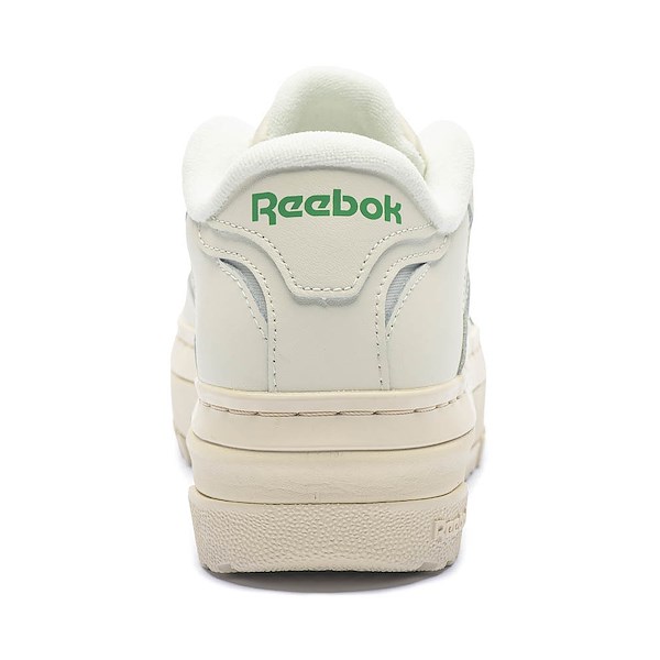 alternate view Womens Reebok Club C Extra Athletic Shoe - Chalk / Glen GreenALT4