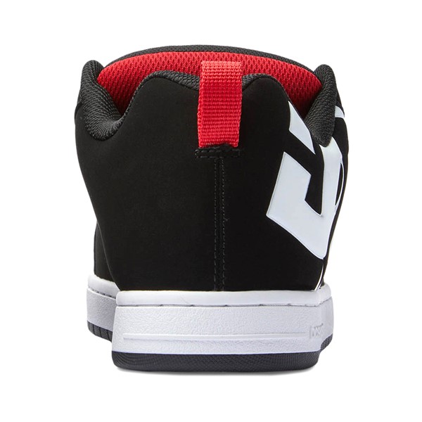 Mens DC Court Graffik Skate Shoe - Black / White Red