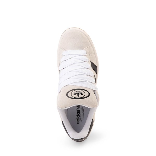 alternate view Womens adidas Campus '00s Athletic Shoe - Crystal White / Core BlackALT2