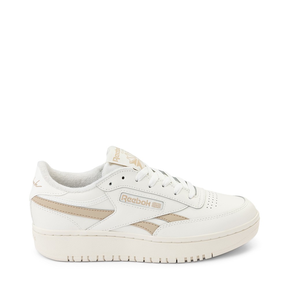 Womens Reebok Club C Double Revenge Athletic Shoe - Chalk / Oat