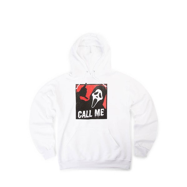 alternate view Scream Call Me Hoodie - WhiteALT2