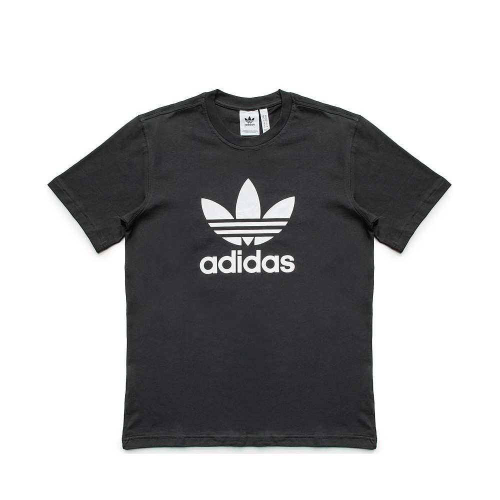 Mens adidas Adicolor Trefoil Tee Black