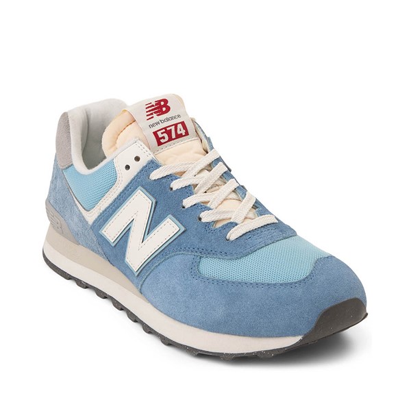 alternate view Chaussure athlétique New Balance 574 pour hommes - Bleu acier / GrisALT5