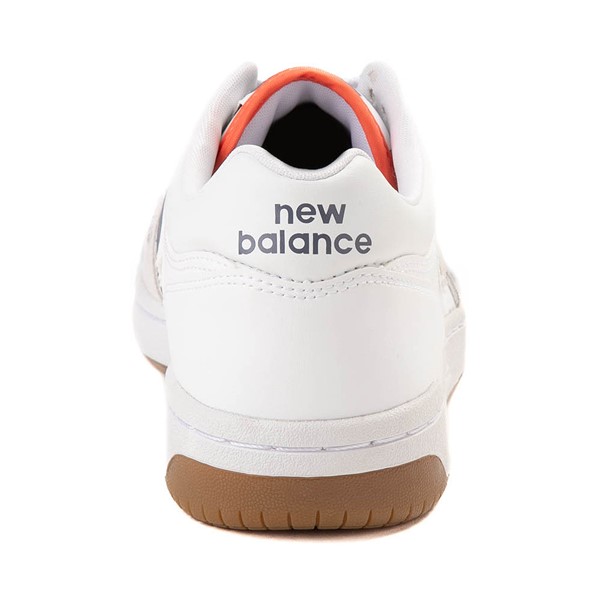 alternate view New Balance 480 Athletic Shoe - White / Dark Arctic / Gulf RedALT4