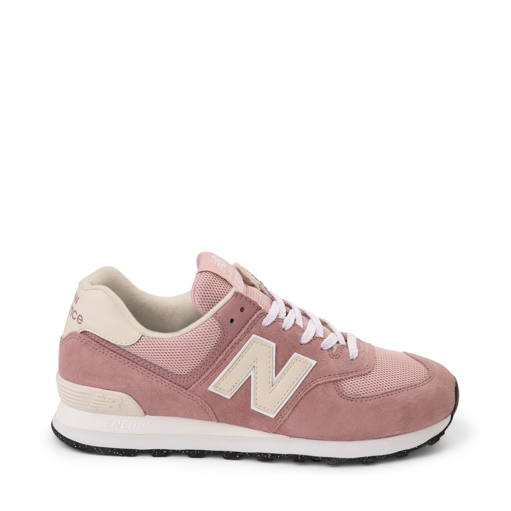 Chaussure athletique New Balance 574 pour femmes Rose Craie