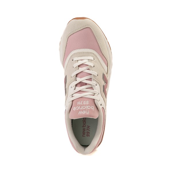 Chaussure athl tique New Balance 997H pour femmes Gris tourterelle Rose p le Vieux rose