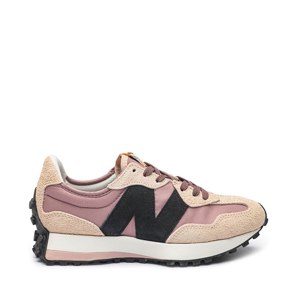 Womens New Balance 327 Athletic Shoe - Taupe / Pink Black