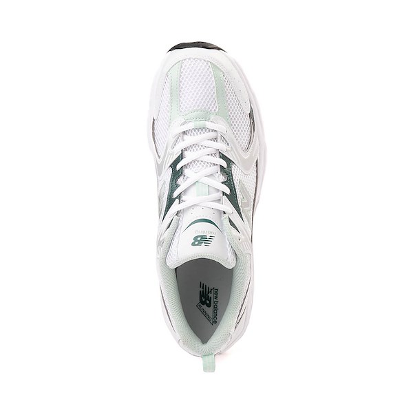 alternate view New Balance 530 Athletic Shoe - White / Mint / SpruceALT2