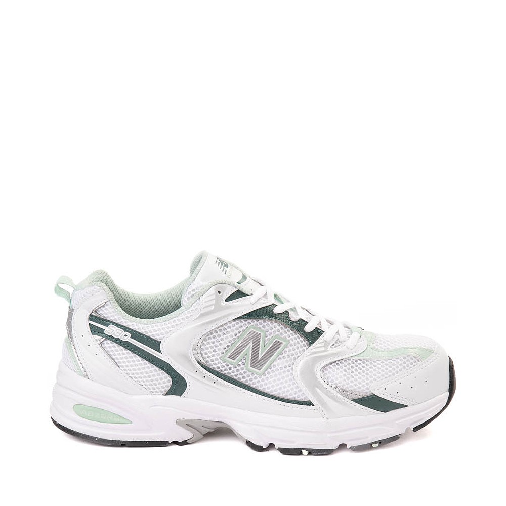 New Balance 530 Athletic Shoe - White / Mint / Spruce