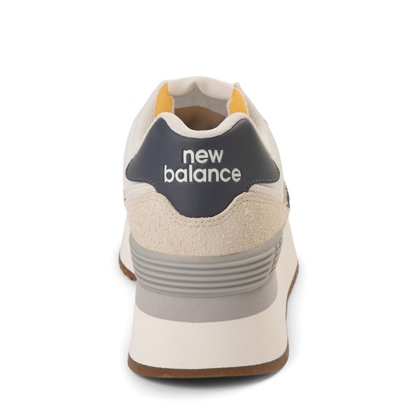 alternate view Womens New Balance 574+ Athletic Shoe - Moonbeam / Sea Salt / Dark Arctic GreyALT4