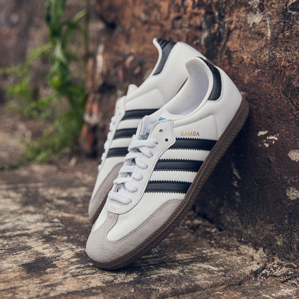 adidas Samba OG Athletic Shoe - Cloud White / Core Black / Gum ...