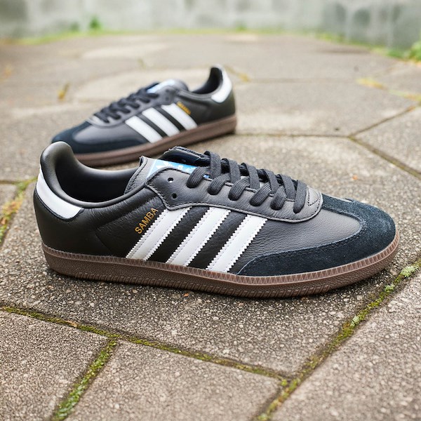 alternate view adidas Samba OG Athletic Shoe - Core Black / Cloud White / GumHERO