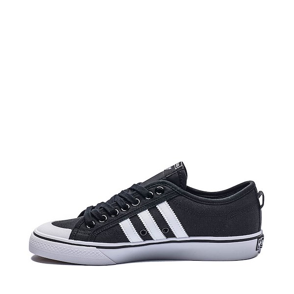 alternate view Mens adidas Nizza Athletic Shoe - Black / WhiteALT1