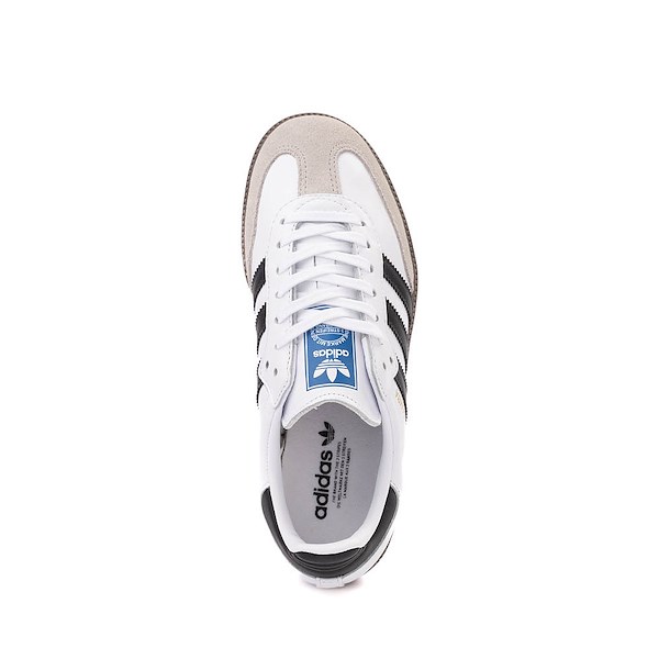 alternate view adidas Samba OG Athletic Shoe - Big Kid - Cloud White / Core BlackALT2