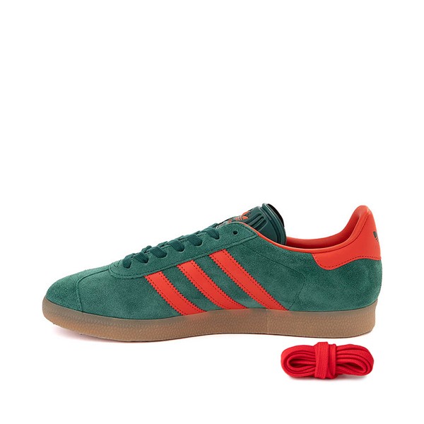adidas Gazelle Athletic Shoe - Collegiate Green / Preloved Red Gum