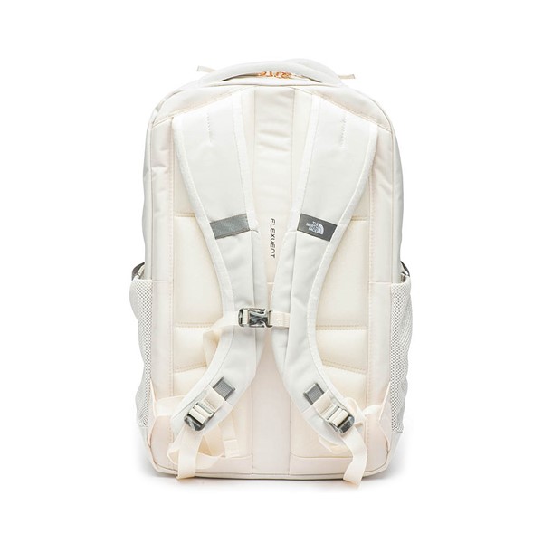 alternate view Womens The North Face Jester Luxe Backpack - Gardenia White / Burnt Coral MetallicALT2