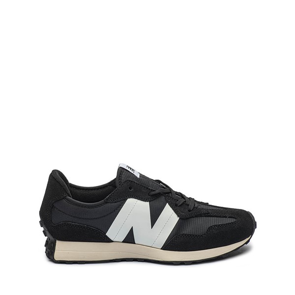 New Balance 327 Athletic Shoe - Big Kid Black / White