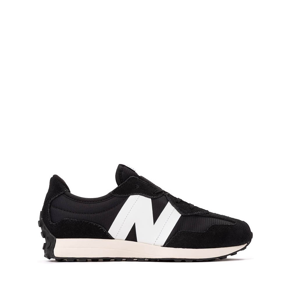 New Balance 327 Athletic Shoe - Big Kid - Black / White