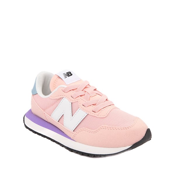 alternate view New Balance 237 Athletic Shoe - Little Kid - Pink Haze / Violet CrushALT5