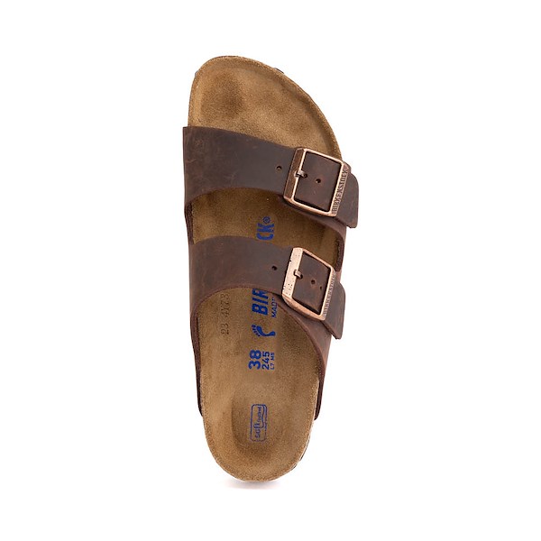 alternate view Mens Birkenstock Arizona Soft Footbed Slide Sandal - HabanaALT2