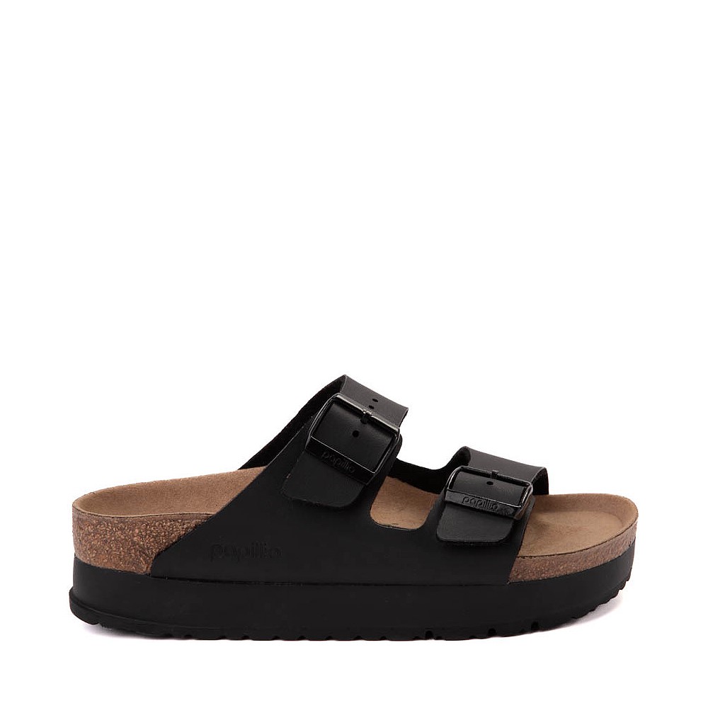 Womens Papillio by Birkenstock&reg; Arizona Flex Platform Sandal - Black