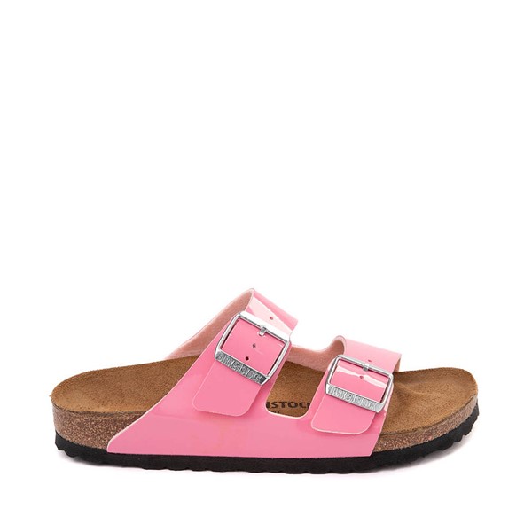 Womens Birkenstock Patent Arizona Sandal - Candy Pink
