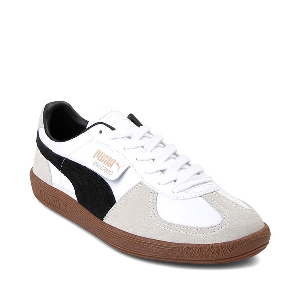 alternate view Mens PUMA Palermo Athletic Shoe - White / Vapor Gray / GumALT5