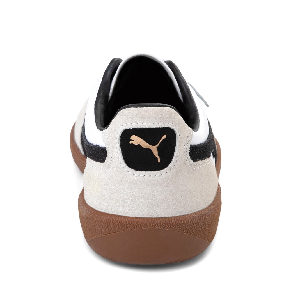 Mens PUMA Palermo Athletic Shoe - White / Vapor Gray / Gum Mens PUMA Palermo Athletic Shoe - White / Vapor Gray / Gum